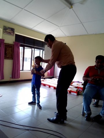A Programme of Providing School Equipments to Children of Low Income Families