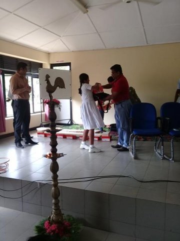 A Programme of Providing School Equipments to Children of Low Income Families